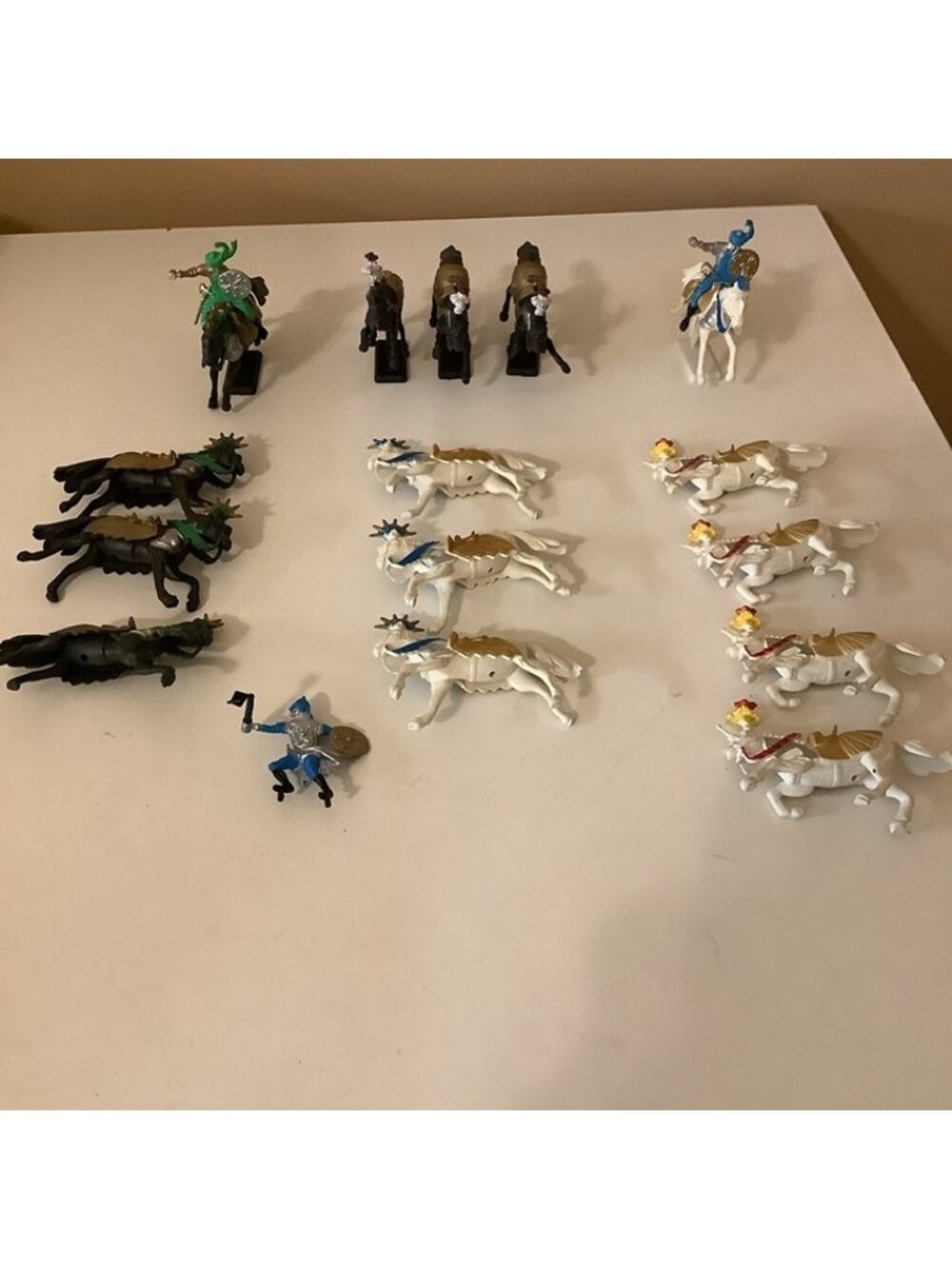 Britains Diecast Knights & Horses Toy Figure Lot, You Will Receive All Shown